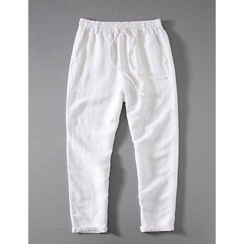 Men basic chinos, solid color